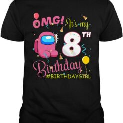 Personalized Name Age Among Us Birthday Shirt Cool Present