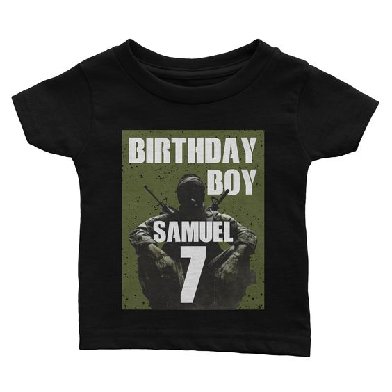 Personalized Name Age Call Of Duty Birthday Shirt Gift Cute