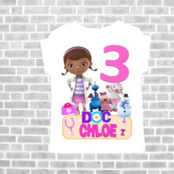 Personalized Name Age Doc Mcstuffins Birthday Shirt Cool 2