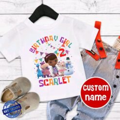 Personalized Name Age Doc Mcstuffins Birthday Shirt Cute Gifts 1