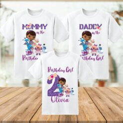 Personalized Name Age Doc Mcstuffins Birthday Shirt Funny Gifts