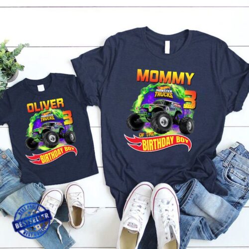 Personalized Name Age Grave Digger Birthday Shirt Gift Cute 1