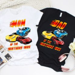 Personalized Name Age Hot Wheels Birthday Shirt Cute 2