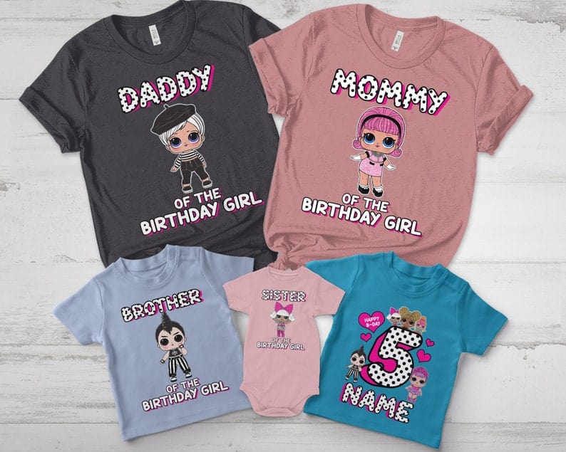 Personalized Name Age Lol Birthday Shirt Cool