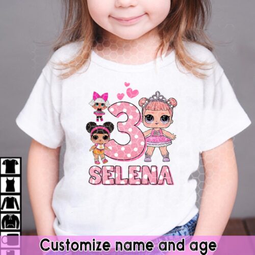 Personalized Name Age Lol Birthday Shirt Funny Gifts 1