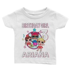Personalized Name Age Lol Birthday Shirt Gift Cute 2