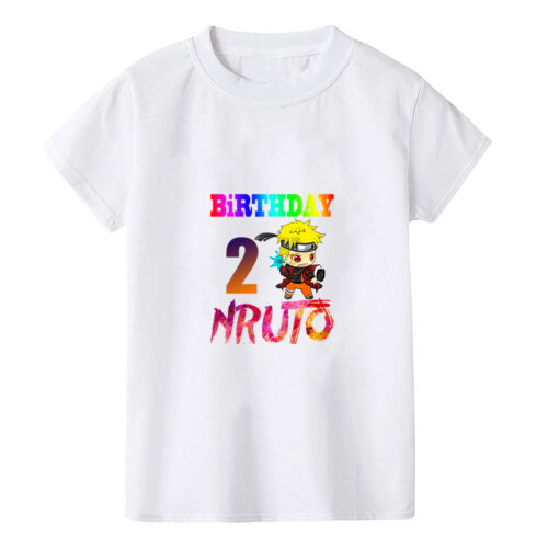 Personalized Name Age Naruto Birthday Shirt Funny 1