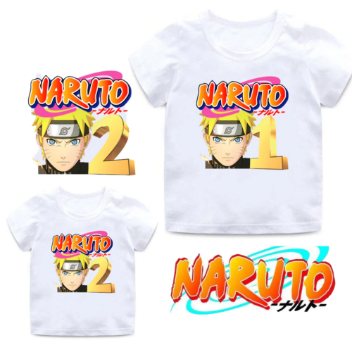 Personalized Name Age Naruto Birthday Shirt Gift