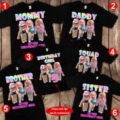 Personalized Name Age Roblox Birthday Shirt Cool