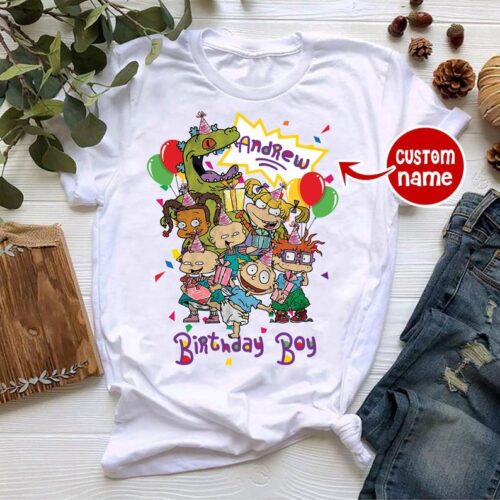 Personalized Name Age Rugrats Birthday Shirts Funny