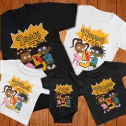 Personalized Name Age Rugrats Birthday Shirts Funny Presents