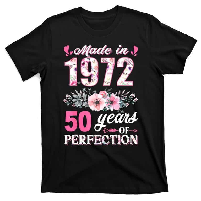 Personalized Age 50th Birthday Shirt For Her Onesis Kid Youth V-neck Unisex